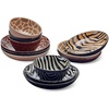 image:imageMikasa Amari Animal Print Safari 12 Piece Dinnerware Bowl Set Service for 4