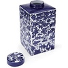 image:imageMikasa Blue and White Landscape Round Ceramic Ginger Jar Store Small Household Items or Display Faux Florals11 INCH