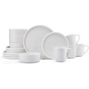 image:imageMikasa Camila Bone China Lightweight Chip Resistant 16Piece Dinnerware Set Service For 4 White