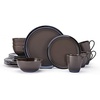 image:imageMikasa Elura Espresso 16 Piece Dinnerware Set Service for 4