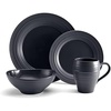 image:imageMikasa Swirl 4 Piece Place Setting Service for 1 GraphiteGraphite