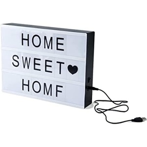image:imageMelannco Changeable LED Letter Sign with Letter Storage 105 Letters amp Symbols use with USB included or Batteries not included118 x 866 x 866 inches