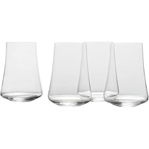 image:imageMikasa Aline Set of 4 Highball Tumbler Cups 17Ounce Clear17 Ounces