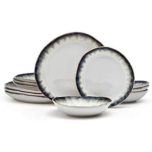 image:imageMikasa Cole Organic Shaped 12 Piece Dinnerware Set Service for 4