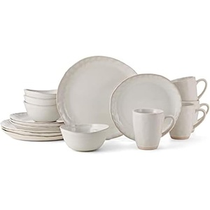 image:imageMikasa Cora 16 Piece Dinnerware Set Service For 4 Cream