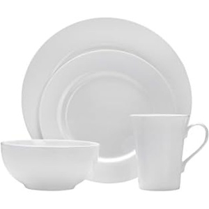 image:imageMikasa Delray 16Piece Bone China Dinnerware Set Service for 4Color Gift Box