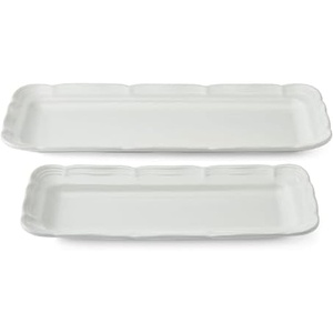 image:imageMikasa French Countryside Bread Tray Serving Platters Set of 2 12 Inch and 15 Inch