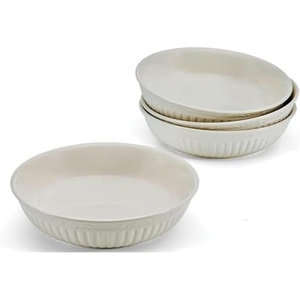 image:imageMikasa Italian Countryside Set of 4 Pasta Bowls 925 Inch Cream