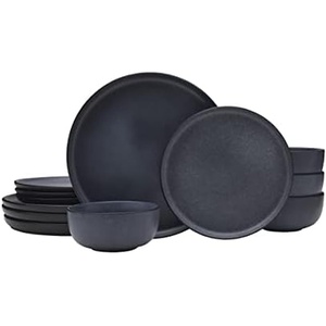 image:imageMikasa Mayer 12 Piece Dinnerware Set Service for 4 Gray