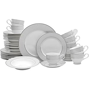 image:imageMikasa Parchment Gold 40 Piece Dinnerware Set Service for 8Parchment