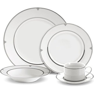 image:imageMikasa Parchment Gold 40 Piece Dinnerware Set Service for 8Regent Bead