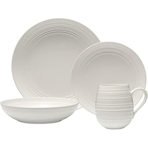 image:imageMikasa Swirl Coupe 4 Piece Place Setting Service For 1 White4 Piece