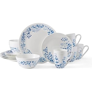 image:imageMikasa Taryn Bone China Lightweight Chip Resistant 16 Piece Dinnerware Set Service For 4