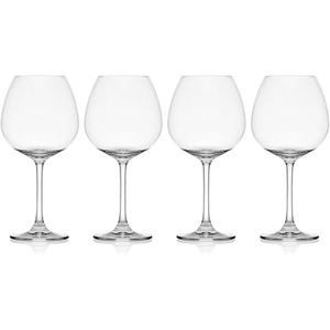 image:imageMikasa Lana Red Wine Balloon Glasses Set of 4 23 Ounce ClearGlass Red Wine