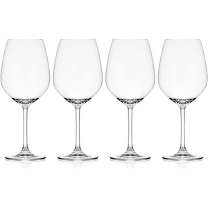 image:imageMikasa Lana Red Wine Balloon Glasses Set of 4 23 Ounce ClearGlass Red Wine Bordeaux