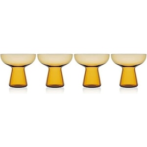 image:imageMikasa Phoebe Margarita Cocktail Glass Set of 4 AmberAmber