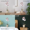 image:imageMikasa Artificial Orchid in Pot Real Touch Phalaenopsis Orchid Faux Aged Cement Pot 22Inch Double Branch WhitePinkWhitePink