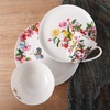 image:imageMikasa Butterfly Garden Bone China Lightweight Chip Resistant 16Piece Dinnerware Set Service For 4