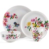 image:imageMikasa Butterfly Garden Bone China Lightweight Chip Resistant 16Piece Dinnerware Set Service For 4