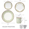 image:imageMikasa Holiday Traditions Dinnerware Set with Mugs 16 Piece