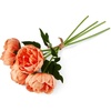 image:imageElements Mikasa Artificial Latex Peony Bouquet Lifelike Look and Feel Set of 4 55x5x18 InchMulticolor
