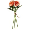 image:imageElements Mikasa Artificial Latex Peony Bouquet Lifelike Look and Feel Set of 4 55x5x18 InchMulticolor