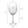 image:imageMikasa Cheers Balloon Goblet Wine Glass 245Ounce Set of 4 TransparentBordeaux Red Wine