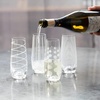 image:imageMikasa Cheers Balloon Goblet Wine Glass 245Ounce Set of 4 TransparentStemless Flutes