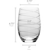 image:imageMikasa Cheers Balloon Goblet Wine Glass 245Ounce Set of 4 TransparentStemless Wine Glass