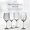 image:imageMikasa Cheers Balloon Goblet Wine Glass 245Ounce Set of 4 TransparentWhite Wine Glass