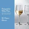 image:imageMikasa Cheers Balloon Goblet Wine Glass 245Ounce Set of 4 TransparentWhite Wine Glass