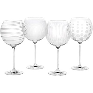 image:imageMikasa Cheers Balloon Goblet Wine Glass 245Ounce Set of 4 TransparentBalloon Goblet Wine