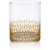 image:imageMikasa Art Deco Set of 4 Double Old Fashioned Whiskey Glasses13Ounce Gold13 Ounces