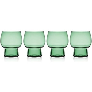 image:imageMikasa Phoebe Double Old Fashioned Beverage Glass Set of 4 Sage