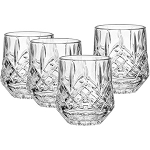 image:imageMikasa Wesley Double Old Fashioned Whiskey Glasses Set Of 4 11 OunceRetro