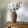 image:imageMikasa Textured Stripe Ceramic Vase 689x689x1004Multicolored