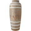 image:imageMikasa Textured Stripe Ceramic Vase 689x689x1004Multicolored