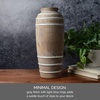image:imageMikasa Textured Stripe Ceramic Vase 689x689x1004Multicolored