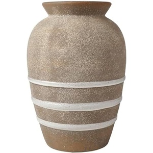image:imageMikasa Textured Stripe Ceramic Vase 689x689x1004Multicolored
