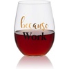 image:imageMikasa Caffeine Double Wall Glass Mug and Stemless Wine Glass Set of 2 ClearWork