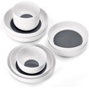 image:imageMikasa Dillon Bone China Lightweight Chip Resistant 9 Piece Dinnerware Bowl Set Service for 3 BlueWhite