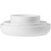 image:imageMikasa Dillon Bone China Lightweight Chip Resistant 9 Piece Dinnerware Bowl Set Service for 3 BlueWhite