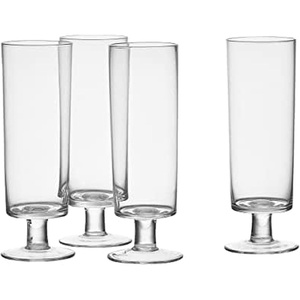 image:imageMikasa Craft Cocktail Set of 4 Spritzer Champagne Prosecco Wine Flute Glasses 95Ounce ClearClear