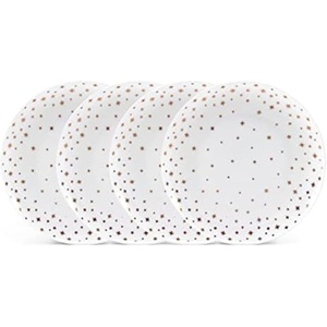 image:imageMikasa Millie Gold Metallic Set of 4 Dinner Plates 105 InchDinner Plates
